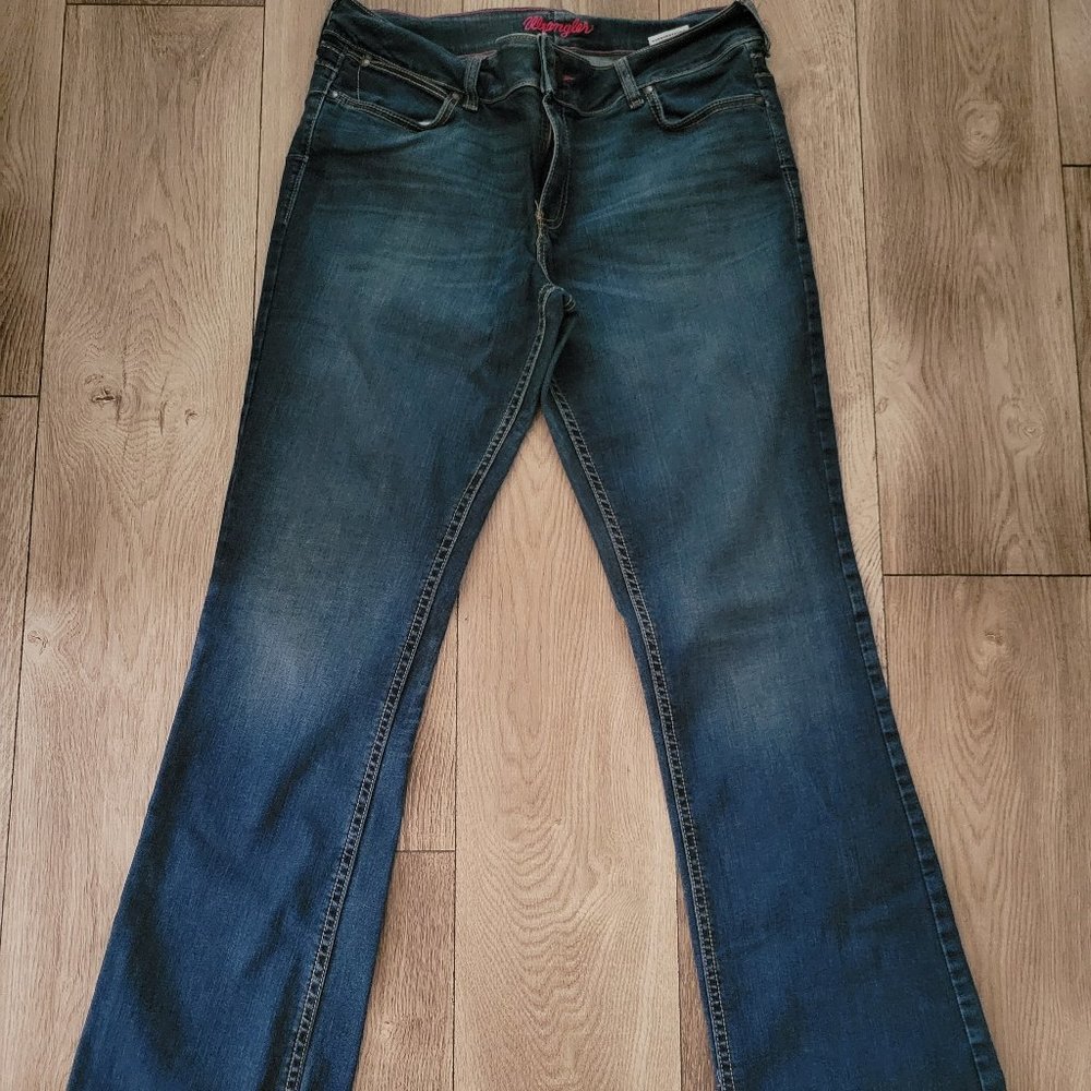 Wrangler boot cut riding jeans